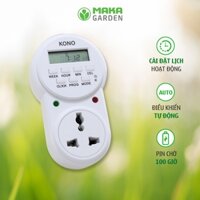 Ổ cắm điện hẹn giờ KONO ETG-63A - thương hiệu KONO - hẹn giờ điện tử, có 20 chương trình/ ngày