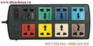 Ổ cắm điện kéo dài đa năng 8 cắm Lioa 8D32WN