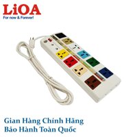 Ổ cắm điện LiOA 10 ổ cắm có cổng LAN (10OFFICE-3 10OFFICE-3W)