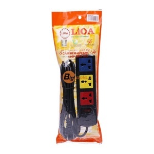 Ổ cắm điện Lioa 3D52N ( 3 Chấu, dây dài 5m)