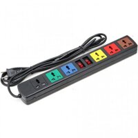 Ổ cắm điện Lioa 6 lỗ 3 chấu (dây 5m)