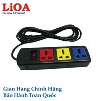 Ổ cắm điện LIOA đa năng 3D32N 3 ổ cắm công suất 2200W 3m/5m