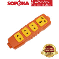 Ổ cắm điện lõi sứ chống cháy SOPOKA 6000W siêu chịu tải - 4S 6000W