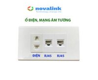 Ổ cắm điện + mạng âm tường Panasonic 16A, 2 cổng RJ45 chính hãng