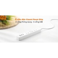 Ổ cắm điện Mi Power Strip tích hợp cổng sạc 3 USB 2A (Xiaomi XMCXB01QM)