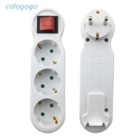 Ổ cắm điện mở rộng 3 cổng cấp nguồn 250v 16A tiêu chuẩn Đức chấu EU có công tắc