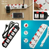 ổ cắm điện quang 5 lỗ 3 chấu
