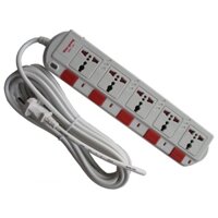 Ổ Cắm Điện Quang 5 Lỗ 5 công tắc đa năng 2 mét ĐQ ESK SM750SL