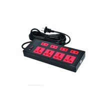 Ổ cắm điện quang 8 lỗ, dây dài 2 mét | ĐQ ESK 2BR 8ECO