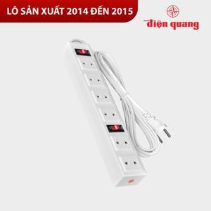 Ổ cắm Điện Quang ĐQ 001A-01-2M