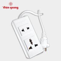 Ổ cắm Điện Quang ĐQ 001A-02 2 lỗ - 2 mét