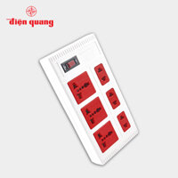 Ổ cắm Điện Quang ECO ĐQ ESK 5WR 6ECO (6 Lỗ, dây dài 5m, màu trắng đỏ)