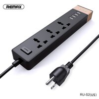 Ổ Cắm Điện Remax RU-S2 Kiêm Cốc Sạc 4 Cổng USB - BH 6 tháng