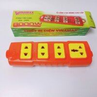 Ổ CẮM ĐIỆN SIÊU CHỊU TẢI 4 CỬA LÕI SỨ 8000W VINAMAX® - Hàng Việt Nam chất lượng cao