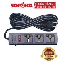 Ổ cắm điện SOPOKA 3T3,5-6T3,5 chịu tải đến 2200W