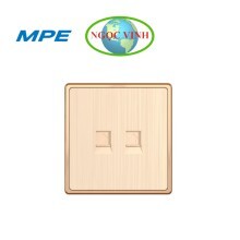 Ổ cắm điện thoại + mạng LAN MPE S7TEL/LAN