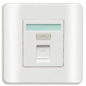 Ổ cắm điện thoại Zencelo Schneider Series E8431RJS4-G19