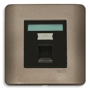 Ổ cắm điện thoại Zencelo Schneider Series E8431RJS4_SZ_G19