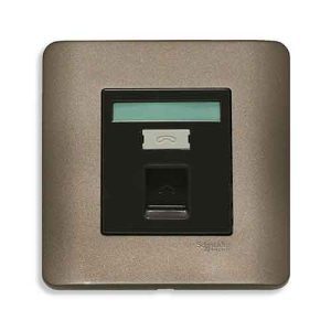 Ổ cắm điện thoại Zencelo Schneider Series E8431RJS4_SZ_G19