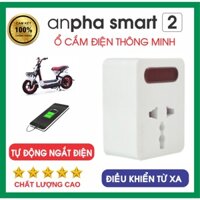 Ổ cắm điện thông minh Anpha Smart 2, Tự động ngắt điện khi không sử dụng, Ngắt điện khi sạc đầy Pin cho thiết bị điện