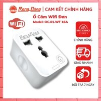 Ổ Cắm Điện Thông Minh Điều Khiển Wifi Rạng Đông OC.01.WF 16A– Ổ Cắm Đa Năng Phù Hợp Nhiều loại Phích Cắm