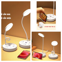 Ổ Cắm Điện Thông Minh Kiêm Đèn Bàn OD-324 - Tích Hợp Đèn Chiếu Sáng - 3 Chế Độ Ánh Sáng - Dây Điện Dài 2m8 - BH 1 Năm