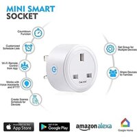 Ổ cắm điện thông minh mini 10A kết nối WiFi điều khiển từ xa- Smart Plug- Đơn giản, nhỏ gọn dánh cho hồ cá, hồ thùy sinh