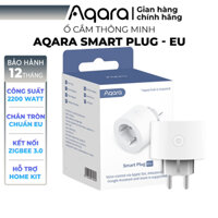 Ổ cắm điện thông minh tiêu chuẩn châu Âu Aqara Smart Plug (EU) SP-EUC01 - Cần trang bị Hub, Tương thích Apple HomeKit