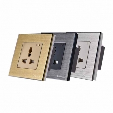 Ổ cắm điện thường GOMAN GM-NS86-244S/B/G
