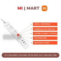 Ổ cắm điện tích hợp sạc nhanh 20W 2A1C Xiaomi XMCXB05QM