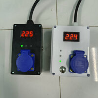 Ổ Cắm Điện Tiếp Địa Di Động Thông Minh Cho Xe Điện VINFAST VFE34 VF5 VF8, Thiết Bị Rò Điện| Dây CADIVI 2x2.5 - Bản TC.10