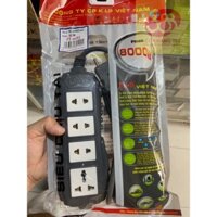 Ổ Cắm Điện Vinakip 3 Ô Cắm, 4 Ô Cắm 8000W