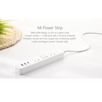 Ổ cắm điện Xiaomi đa năng với 3 USB 2A sạc nhanh, đồ điện tử gia dụng giá tốt - INTL