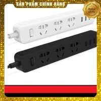 Ổ cắm điện Xiaomi (MI POWER STRIP Màu đen_ trắng, với 3 ổ cắm điện, 3 USB 2A.