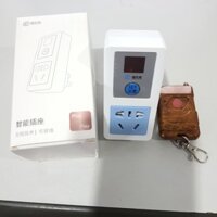 Ổ cắm điều khiển từ xa bật tắt máy bơm nước 220V 10A tay khiển gỗ xoan đào WXN-CZ001 công tắc điều khiển từ xa - FANTASI