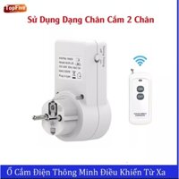 Ổ cắm điều khiển từ xa đa năng, bật tắt máy bơm, quạt, bóng đèn xuyên tường