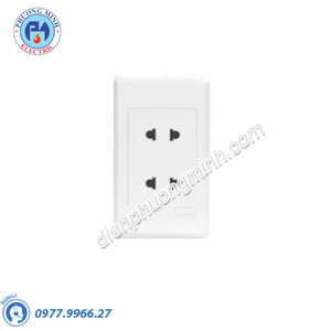 Ổ cắm đôi 2 chấu AS2U