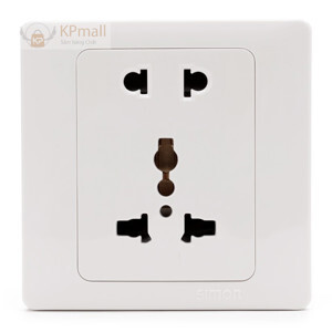 Ổ cắm đôi 2 và 3 chấu Simon 51080
