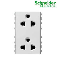 Ổ cắm đôi 3 chấu 16A Schneider 84426LUES2_WE_G19