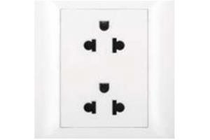 Ổ cắm đôi 3 châu Hager WXEST16EA-LC