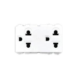 Ổ cắm đôi 3 chấu MPE A6UES2
