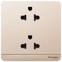 Ổ cắm đôi ba chấu 16A Schneider E83426UES2_WG_G19