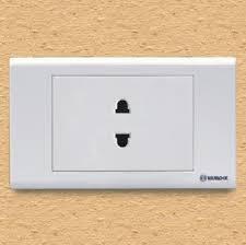 Ổ cắm đơn 2 chấu 16A Sino S18U