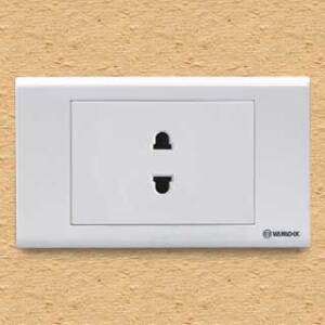 Ổ cắm đơn 2 chấu 16A Sino S18U