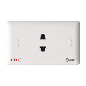 Ổ cắm đơn 2 chấu 16A Sino S1981