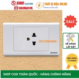 Ổ cắm đơn 3 chấu 16A Sino S18UE