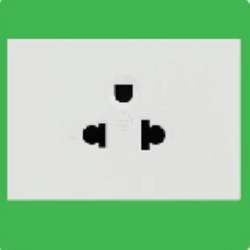 Ổ cắm đơn 3 chấu 16A size 2S M3T426UST_WE