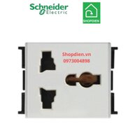 Ổ cắm đơn 3 chấu đa năng size M 13AX Schneider S-FLEXI- F1426UAM_WE