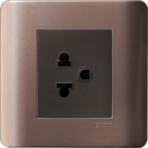 Ổ cắm đơn 3 chấu Zencelo Schneider E84426UESTR-SZ-G19