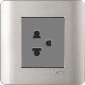 Ổ cắm đơn 3 chấu Zencelo Schneider E84426UESTR-SA-G19